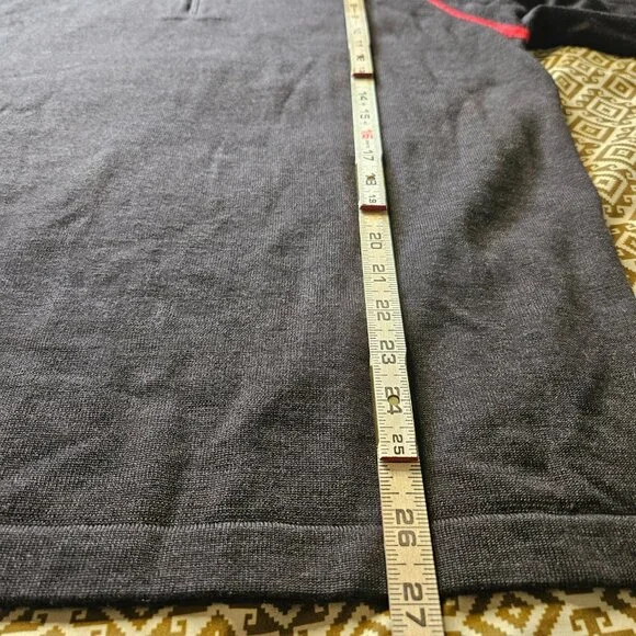 Smartwool Men's Large 1/2 Zip Base Layer Sweater Brown 100% Merino Wool Outdoors - Picture 13 of 13